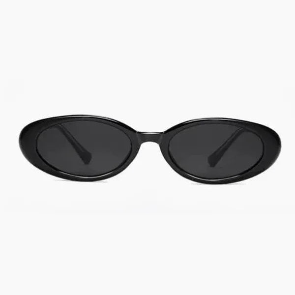 Black sunglasses on a white background