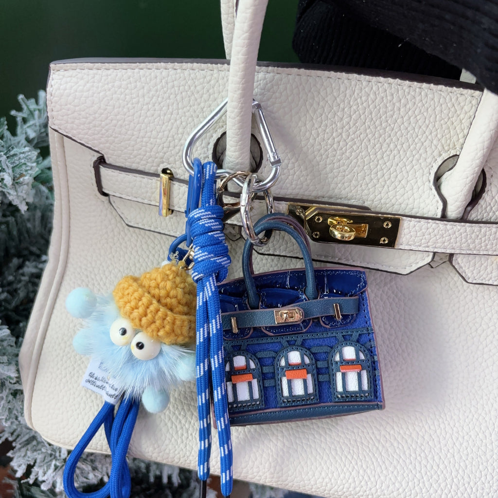 Leather House Mini Bag Charm