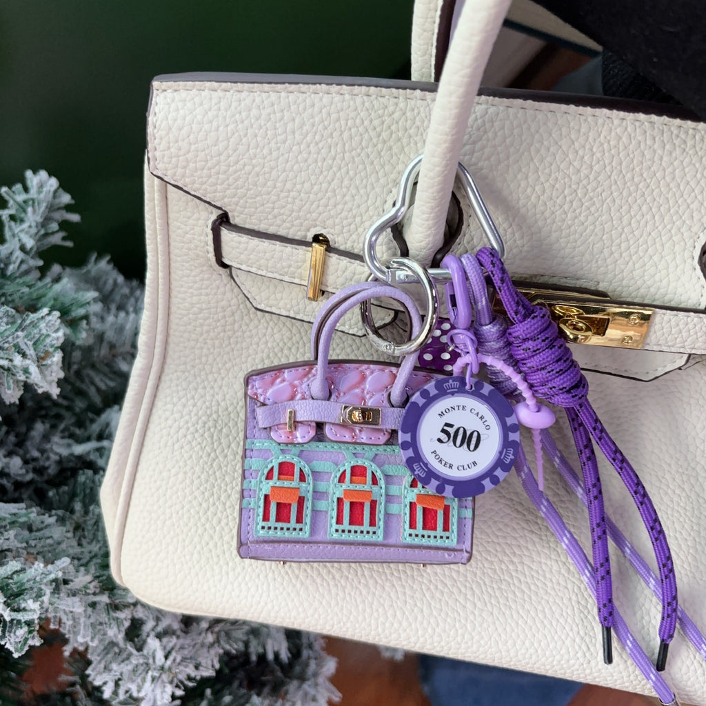 Leather House Mini Bag Charm