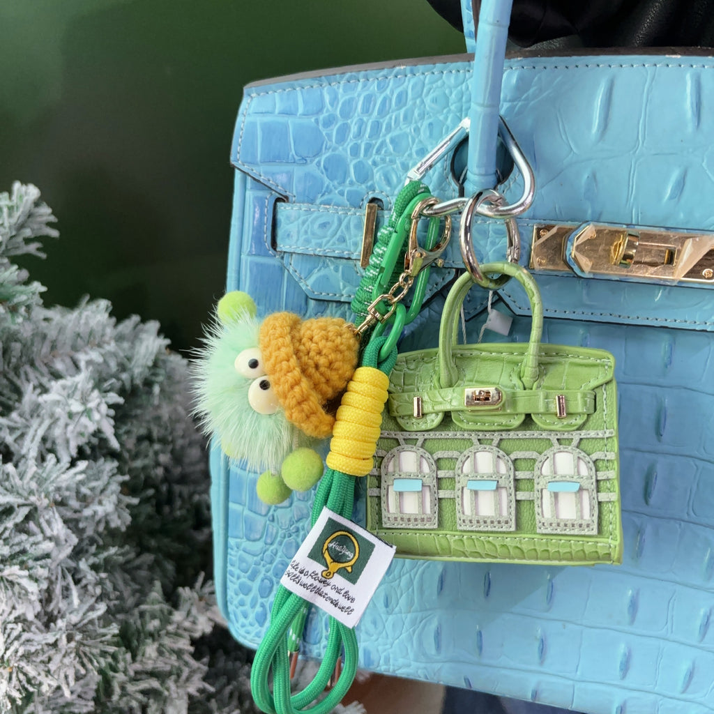 Leather House Mini Bag Charm