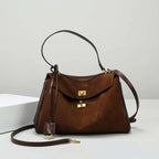 Houston Suede Shoulder Bag