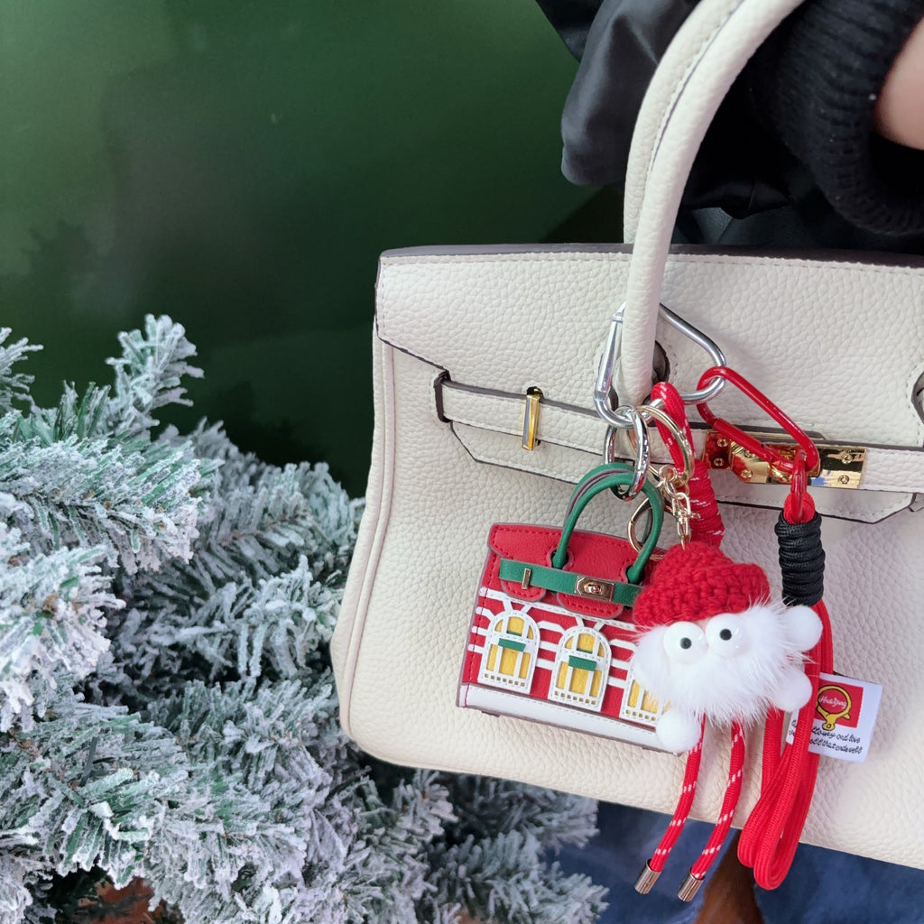 Mini House Shape Bag Charm