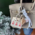 Mini House Shape Bag Charm